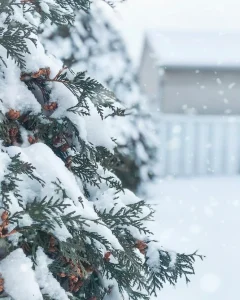 Evergreen in Winter