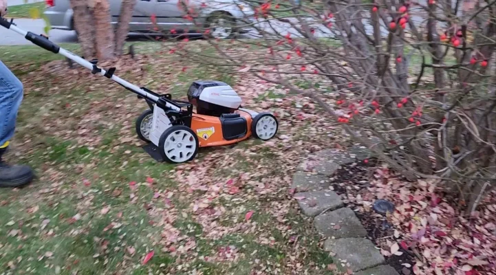 Mulching Lawn Mower for Leaves